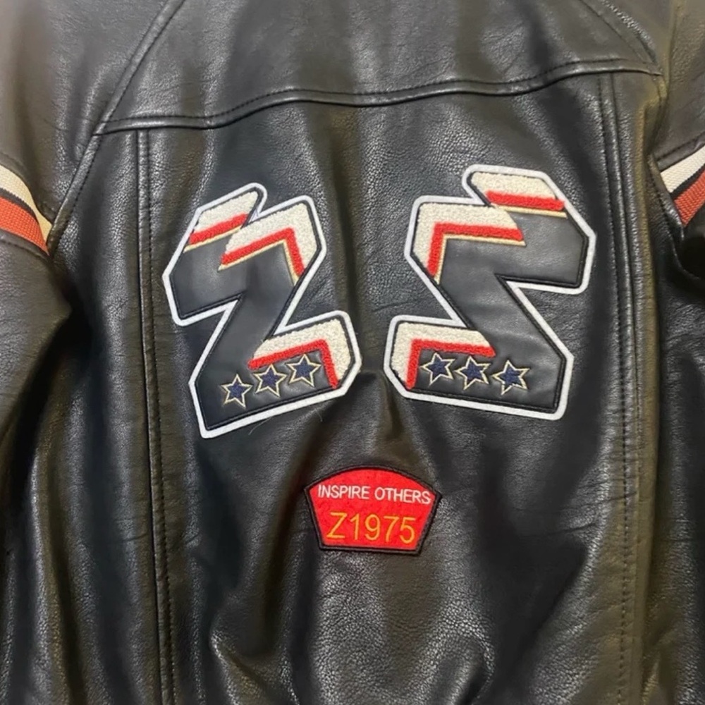 Zara Basic Black Leather Outerwear - image 3